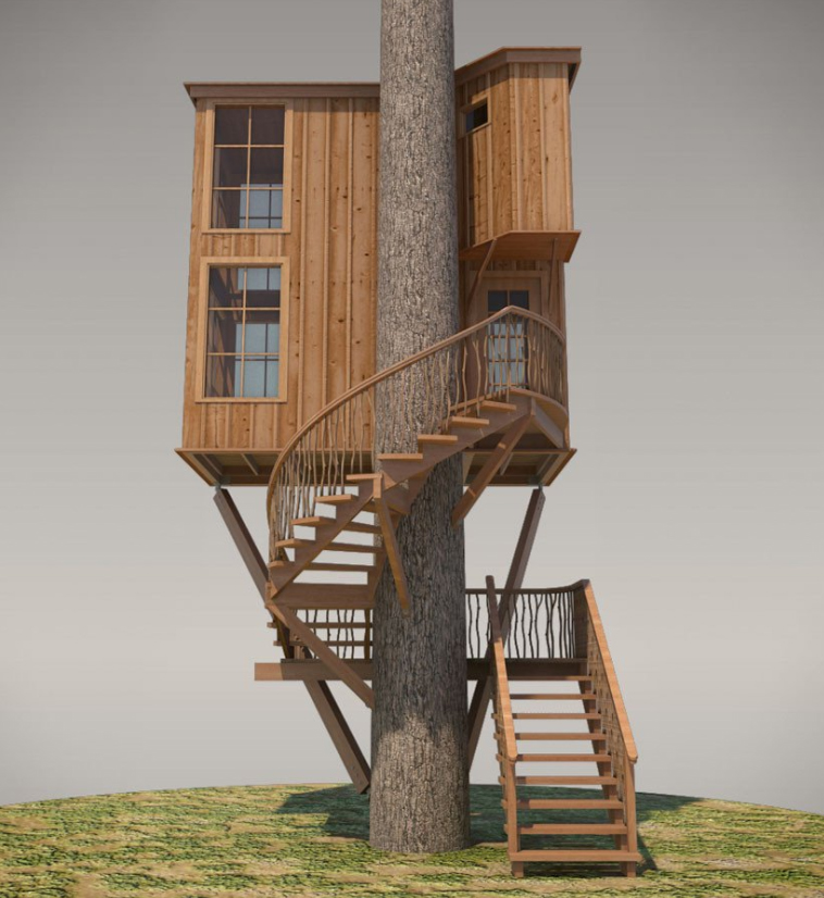 Pete Nelson's Treehouse Designs for DIY-ers - Nelson Treehouse