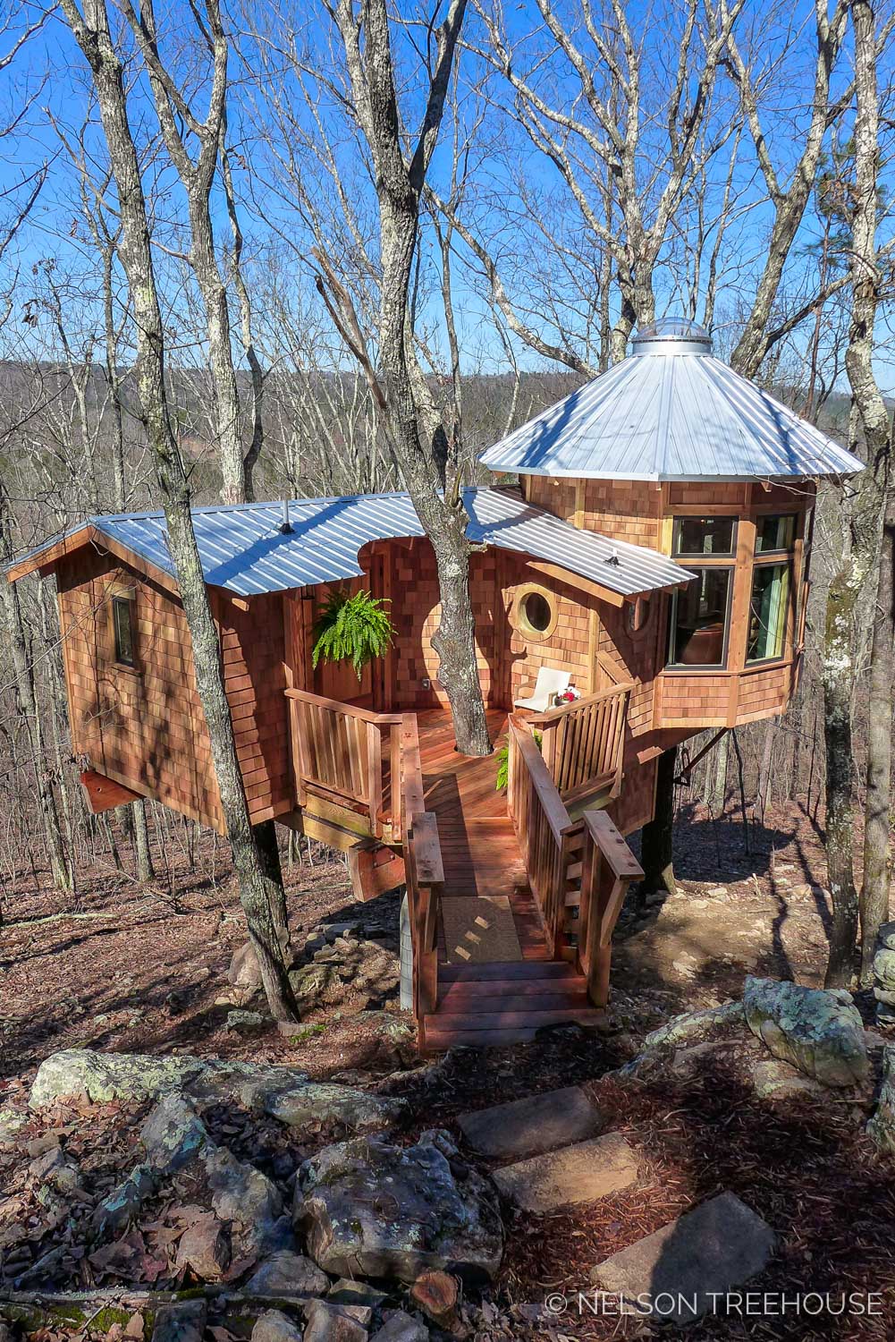  Super Spy Treehouse - Nelson Treehouse 2018 - Front Walkway 