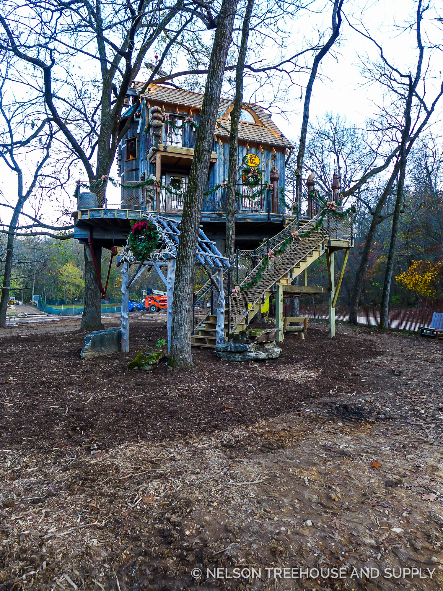 Largemouth bass trees - Playground