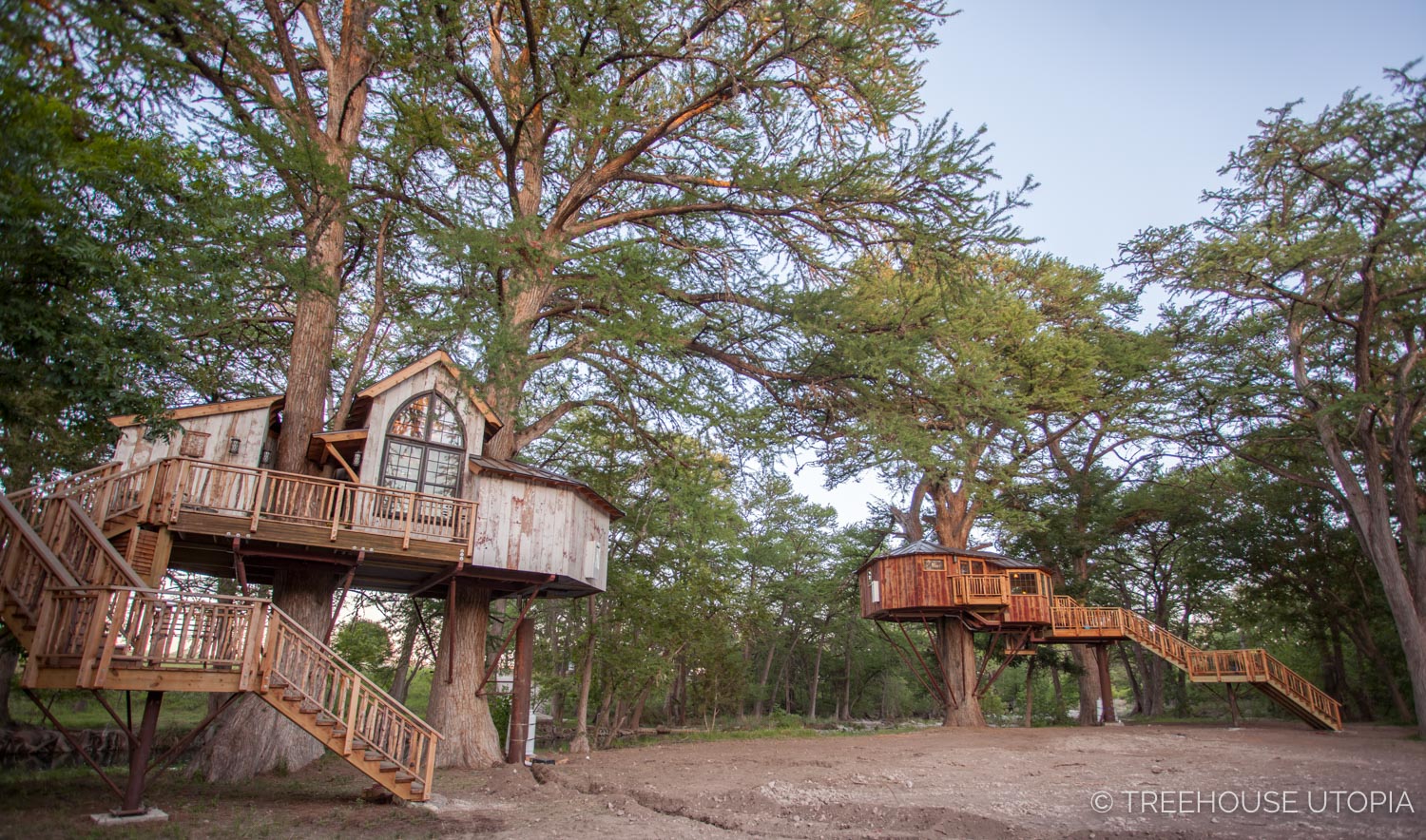 Chapelle at Treehouse Utopia, a Texas Hill Country Retreat. Photo by Nelson Treehouse. 
