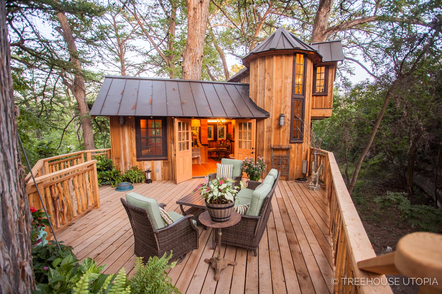 Treehouse Utopia Texas Hill Country Retreat Nelson Treehouse