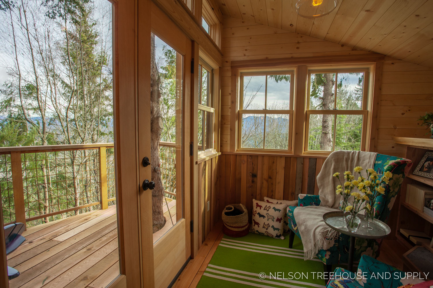  Bulldog Bungalow - views from inside - nelson Treehouse 