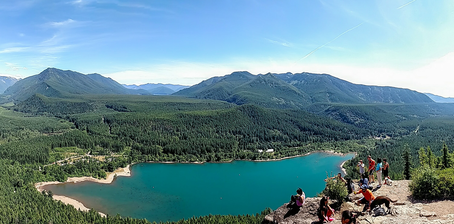  The renowned Rattlesnake Ledge hike is near Treehouse Point. 
