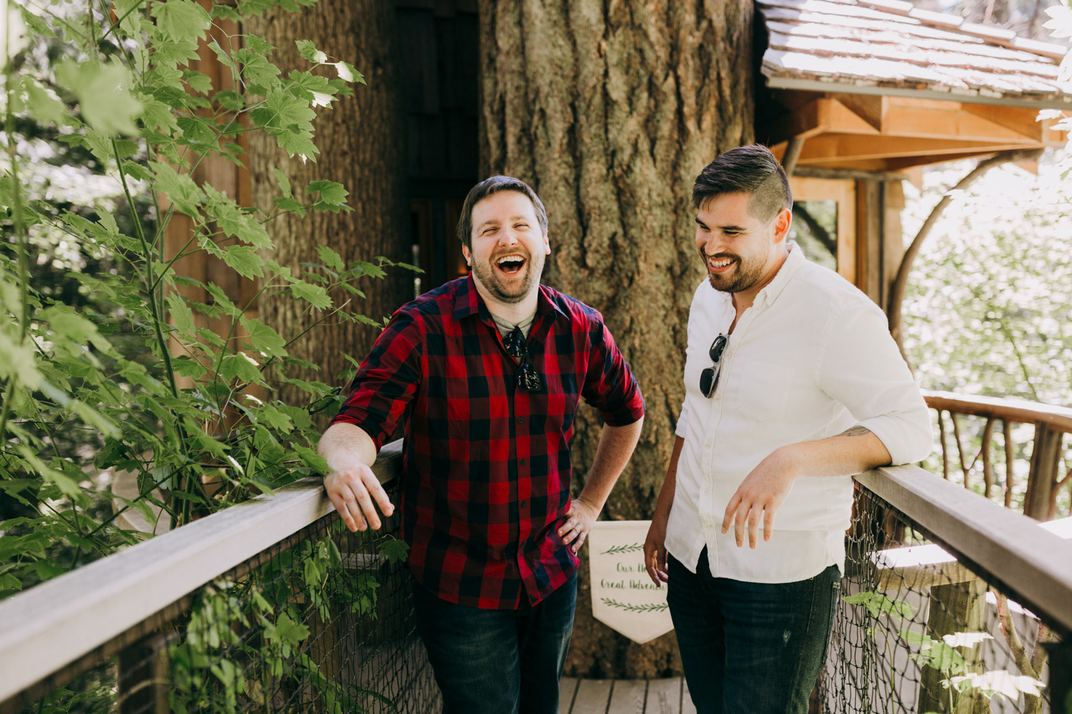  Joyful Proposal at Treehouse Point 