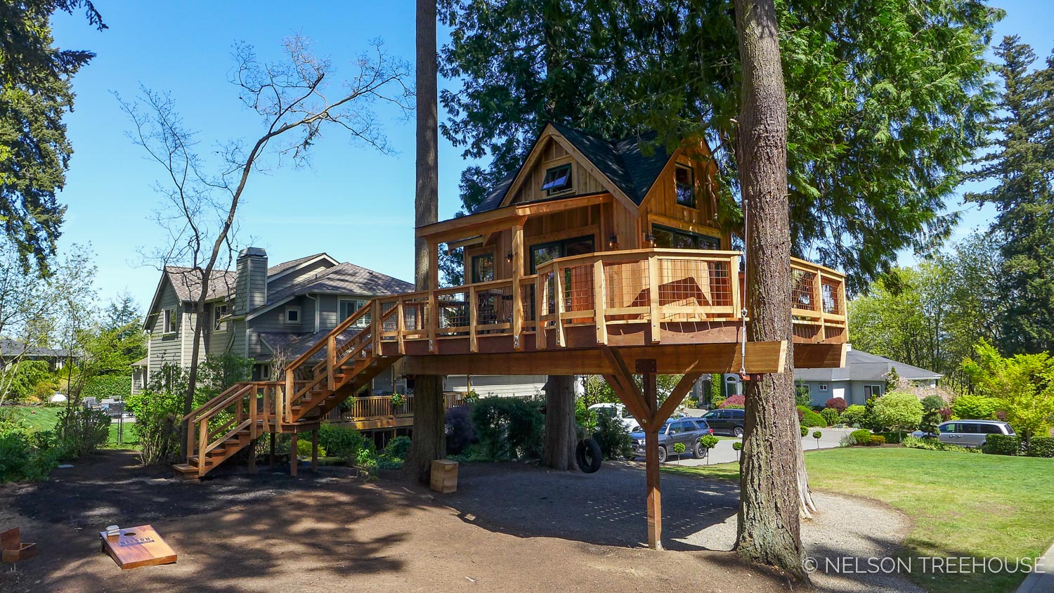  Hot Tub Treehouse - Nelson Treehouse 