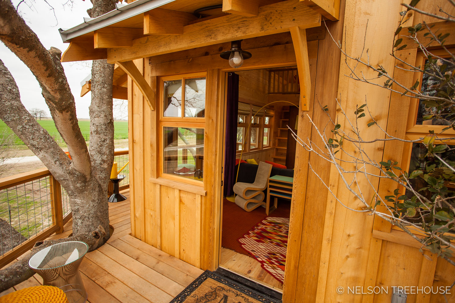  Nelson Treehouse - Twenty-Ton Texas Treehouse entrance 