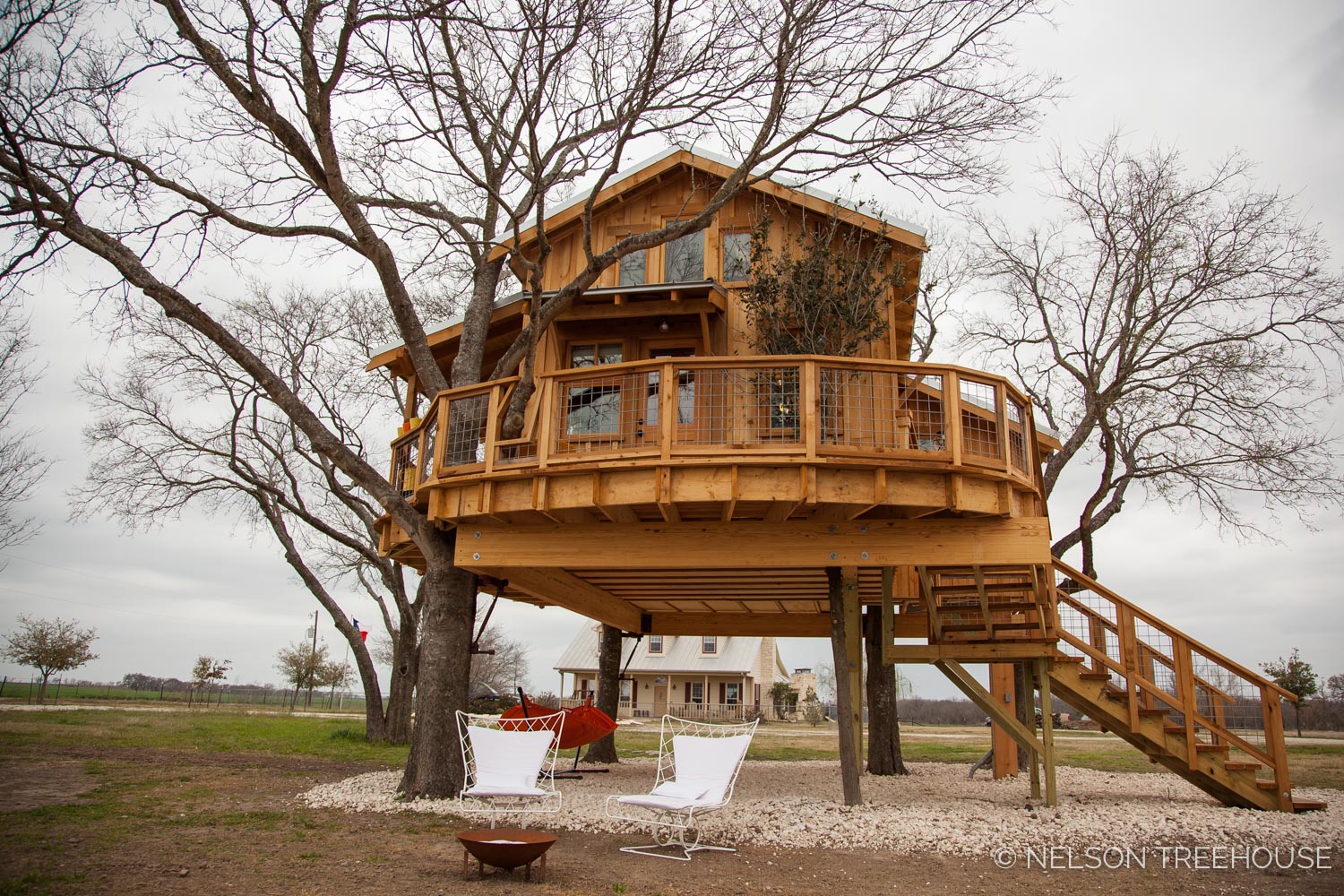  Nelson Treehouse - Twenty-Ton Texas Treehouse below deck 