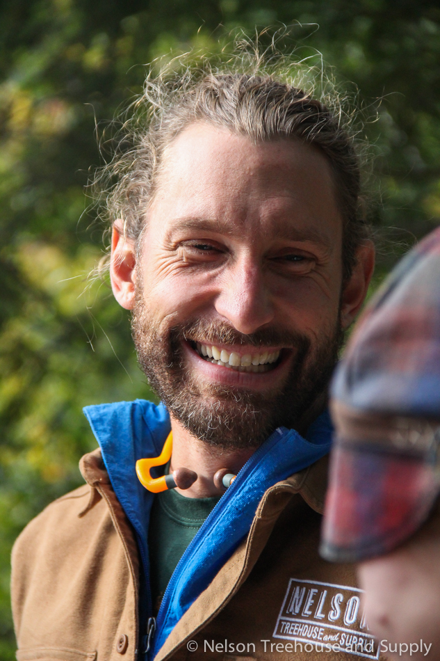  Alex on a build site in Maine 