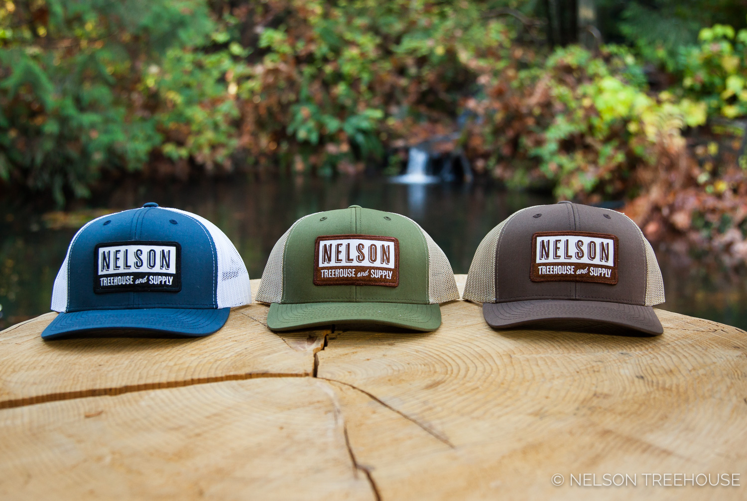  Nelson Treehouse And Supply Snapback Hats 