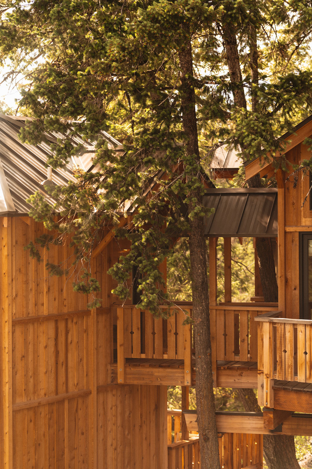 A Custom Lakeview Treehouse in Whitefish, Montana